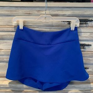 Cobalt mini skort